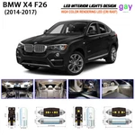 Led Bulbs Interior Kit Light For Bmw X4 F26 2014-2017 Lamps Replacemen. Fixed Price $30.50.