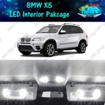 Canbus White Led Lights Interior Package Kit For 2007 - 2013 Bmw X5 Series E70. Fixed Price $30.99.