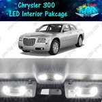 White Interior Led Lights Package Kit For 2005-2008 2009 2010 Chrysler 300C. Fixed Price $16.00.