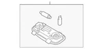 Genuine Ford Dome Lamp Assembly 8A6Z-13776-AA. Fixed Price $48.47.