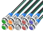 Gebildet 10PCS 3V-4.5V-5V-6V-7.5V-9VDC Led Metal Indicator 6MM, R/g/b/a/w. Fixed Price $16.80.