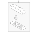 Genuine Volkswagen Reading Lmp Assembly 3C0-947-291-F-82V. Fixed Price $69.66.