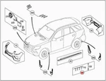 Genuine Mercedes W166 Gle M-class Led Module 1669063403. Fixed Price $230.37.
