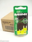 Box Of Packs -littelfuse 0MIN020.VP MIN20BP 20A Mini Blade (25 Fuses). Fixed Price $36.11.