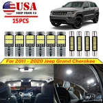 15X White Led Interior Lights Package Kit For 2011-2021 Jeep Grand Cherokee+tool. Fixed Price $13.89.