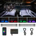 Ledglow Bluetooth 4PC Million Color Interior Light Kit Smartphone Control. Fixed Price $89.99.