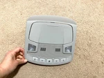 2015-2016 Lincoln Mkz Overhead Console Dome Light Lamp Sunglasses Holder Gray. Fixed Price $59.90.