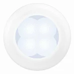 Hella 980500041 '0500 Series' Slim Line White 12V Round Soft Led Courtesy .... Fixed Price $67.13.