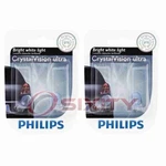 2 Pc Philips Map Light Bulbs For Kia Cadenza Magentis Rio Sedona Sephia Tw. Fixed Price $26.14.