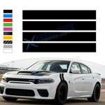 Car Hood Fender Decals Multi Color Hash Mark For Dodge Charger Journey. Fixed Price $8.99.