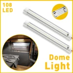 2X 108 Led Interior Light Strip Bar Bus Caravan On/off Switch 12V 24VOLT. Fixed Price $13.29.
