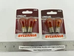 (4) New Sylvania Long Life Mini Bulbs Amber Double Contact 1157ALL (2X2PK). Fixed Price $19.90.