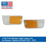 Pair Front Bumper Light Lens Fit Nissan Datsun 610 620 Pickup 1972 - 1979. Fixed Price $24.38.