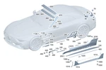 Genuine Mercedes-benz Projector 232-906-89-01. Fixed Price $232.20.