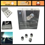Logo Wheel Tire Valve Stem Cap Set For Cars - Durable, Stylish, Easy Install. Fixed Price $47.99.