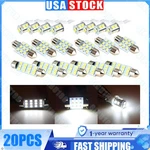 For Nissan 20PCS Led Interior Lights Bulbs Kit Car Trunk Dome License Plate Lamp. Fixed Price $9.88.