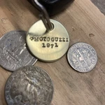 1971 Guzzi Brass Key Fob Motorcycle. Fixed Price $18.95.