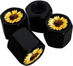Xiageana Metal Car Wheel Tire Valve Stem Caps 4 Pack Cool Sunflower Sunshine. Fixed Price $13.31.