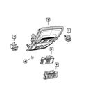 Genuine Mopar Overhead Console 7KX291X7AA. Fixed Price $374.40.