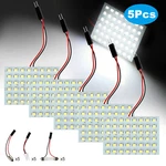 5PCS 48 Smd Cob White Panel Led T10 Car Interior Light 12V Dome Lamp Bulbs. Fixed Price $11.50.