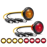 Partsam 3/4 Dual Function Led Lights - Strobe Inch, Amber+red. Fixed Price $26.91.