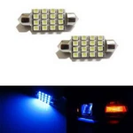 (2) Ultra Blue 1.50" 16-SMD 6418 C5W Led Bulbs For Car License Plate Lights. Fixed Price $10.44.