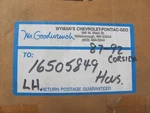 Nos Gm 16505849 Lh Tail Light Assembly W/o Lens 1987-1992 Corsica. Fixed Price $62.30.