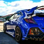 Clear Led Tail Lights Fits Honda Civic Hatchback/type 2016-2021 Rear Kit. Fixed Price $278.12.