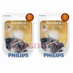 2 Pc Philips Front Fog Light Bulbs For Merkur XR4TI 1988-1989 Electrical. Fixed Price $17.78.