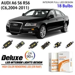 Led Interior Light Kit + License Plate Bulbs For Audi A6 RS6 2004-2011. Fixed Price $31.20.