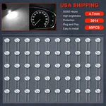 50X Cold White 3SMD Led Mini 4.7MM Bulbs Instrument Cluster Dash Panel Lights. Fixed Price $12.89.