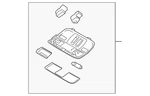 Genuine Subaru Map Lamp 84621AG51A. Fixed Price $115.89.