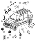Genuine Mopar Overhead Console Module 56010438AD. Fixed Price $597.56.