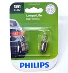 Philips Longerlife BA9S 1891 3.7W Two Bulb Interior Dome Light Replacement Stock. Fixed Price $12.82.