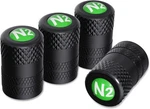 Ckauto 4 Pcs Aluminum Tire Valve Stem Caps With N2 Nitrogen Logo, Universal. Fixed Price $15.08.