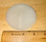 Early 20S 30S Vintage Grooved Lines Glass Dome Courtesy Lamp Lens. Fixed Price $18.75.
