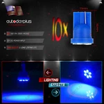 10X For Toyota Led Blue Instrument Dash Indicator Light Bulbs T10 194 168 2825. Fixed Price $8.42.
