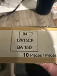 Eiko 94 1.04A 12.8V Low Voltage BA15D Light BULBS-10 Pack. Fixed Price $10.00.