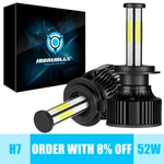 Sides H7 Led Headlight Bulbs Bright High / Low Beam 360000LM 6500K Cool White. Fixed Price $25.99.