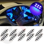 New 10 39MM 5730-6-SMD Blue For Replacement Festoon Led Bulb Car Interior Lamp. Fixed Price $11.99.