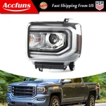 Headlight W/led Drl Projector Hid/xenon For Gmc Sierra 1500 2016-2018 Left Side. Fixed Price $111.54.