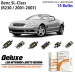 Led Interior Light Kit For Mercedes Sl Class R230 2001-2007 Bulbs Upgrade. Fixed Price $29.12.