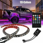 Pcs Rgb 48 Led Strip Neon Light Kit Car Tube Underglow Underbody System. Fixed Price $18.05.