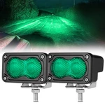 2X Green Led Light Pods Hog Deer Hunting For Night Atv Fishing Utv. Fixed Price $41.39.