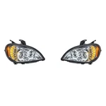 High Power Led Chrome Projection Headlight For 01-20 Freightliner Columbia Rh/lh. Fixed Price $572.18.