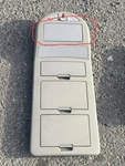 2004-12 Infiniti QX56 Nissan Armada Titan Overhead Console Cubby Only Marked. Fixed Price $37.95.