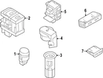 Genuine Volkswagen Led Unit 5H0-947-145-D. Fixed Price $14.79.