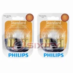 2 Pc Philips License Plate Light Bulbs Ford Country Sedan Squire Hv. Fixed Price $11.21.