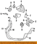 Chrysler Oem 90-95 Caravan Steering Gear Linkage Pump Hoses-pulley 4483220. Fixed Price $39.60.