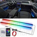 For Hyundai Tucson Led Car Interior Neon Strip Ambient Kit Lighting 2 1. Fixed Price $39.58.